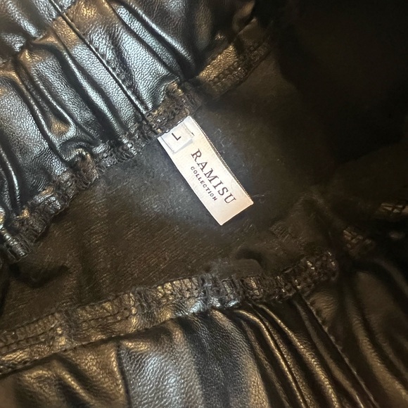 Amazon RAMISU High Waisted Faux Leather Shorts - Picture 7 of 7